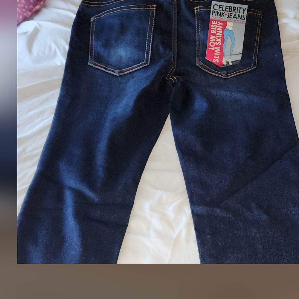 Brand new with tags. Celebrity Pink Juniors size 11 low rise, slim skinny jeans